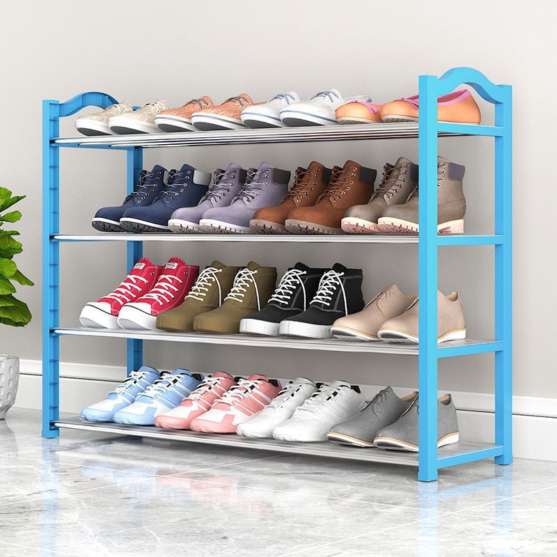 Picture of Simple shoe rack door sturdy bedroom dormitory small shoe rack multi-functional dustproof storage artifact assembly shoe rack