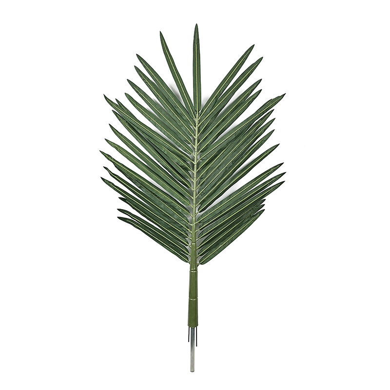 Picture of Wholesale Spot Simulated Coconut Leaves Outdoor Round Tubes Anti-Uv Simulated Green Plants Landscape Accessories Simulated Leaves Factory