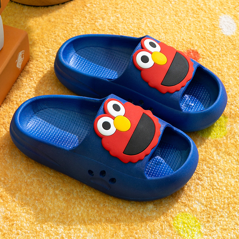 Picture of EVA Children's Slippers Cute Cartoon Boys and Girls Baby Children's Bean Shoes Big Children's Parent-Child Summer Slippers