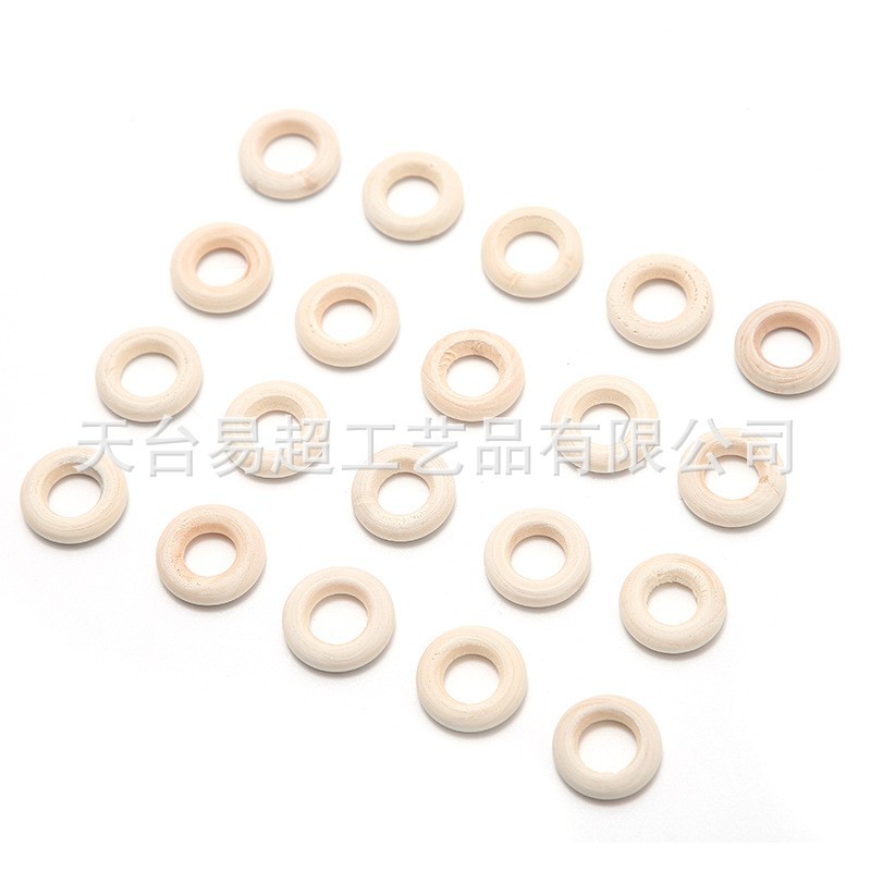 Picture of Spot Factory Direct Sales 15-150mm Wood Color Wooden Ring Wooden Ring Curtain Ring DIY Jewelry Accessories Wholesale