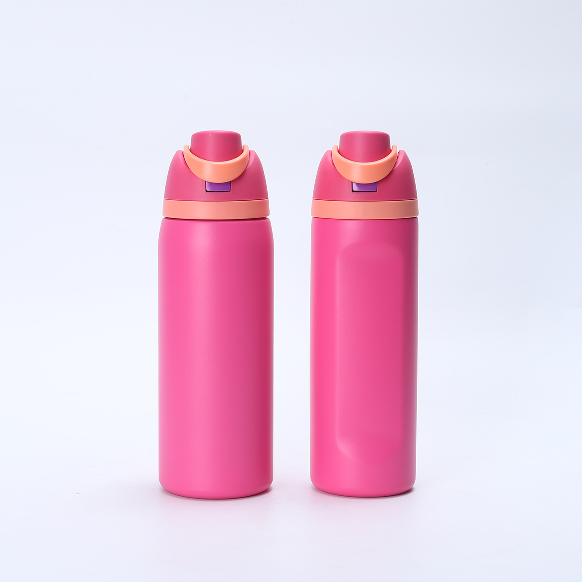 Picture of Cross-Border Double-Drink Lid Stainless Steel Thermos Cup for Men and Women, Outdoor Sports Fruit Cup 304 Stainless Steel Thermos Cup