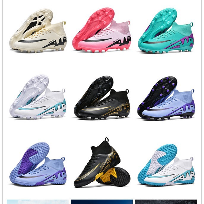 2309 new adult football shoes cross-border boys and girls teenagers and children students long nail AG broken nail TF training wholesale