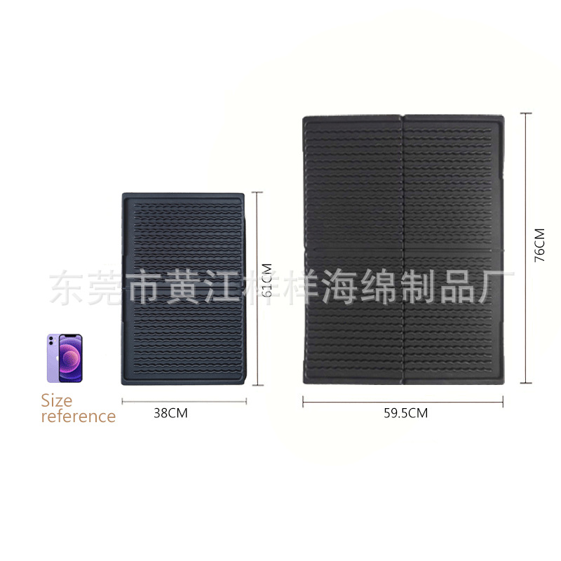 Spot Single Layer Sand Control Mat Spot Wave Pattern Non-slip Collection Cat Litter Urine Mat Mesh Hot Pressing Mat