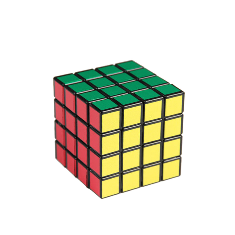 Cross-Border Creative Rubik's Cube Plastic Smoke Grinder 58mm Rotating Four-Layer Grinder Color Printing Grinder