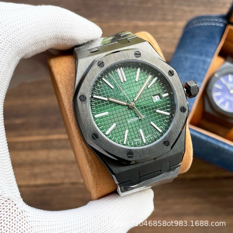 Picture of Cross-Border A-P Royal Oak Men's Fully Automatic Mechanical Watch 15400-15500 Series with Luminous Waterproof Watch