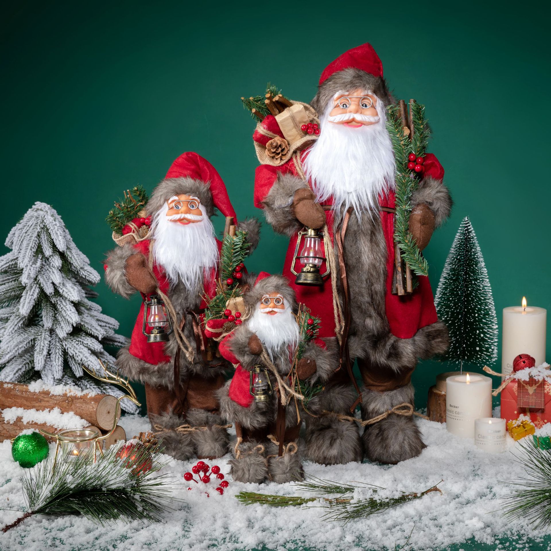 Cross Border christmas Santa Claus Ornaments Christmas Decorations Christmas Dolls Doll Ornaments Small Gifts