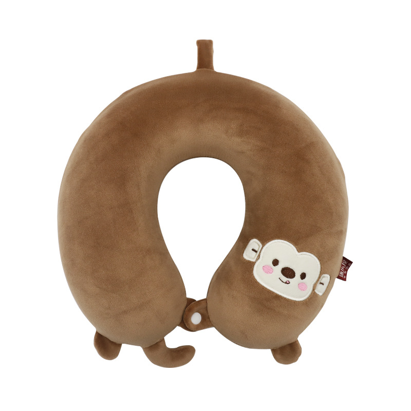 Picture of Cartoon animal slow rebound memory cotton U-shaped pillow leisure house office travel neck pillow neck pillow U-shaped pillow wholesale