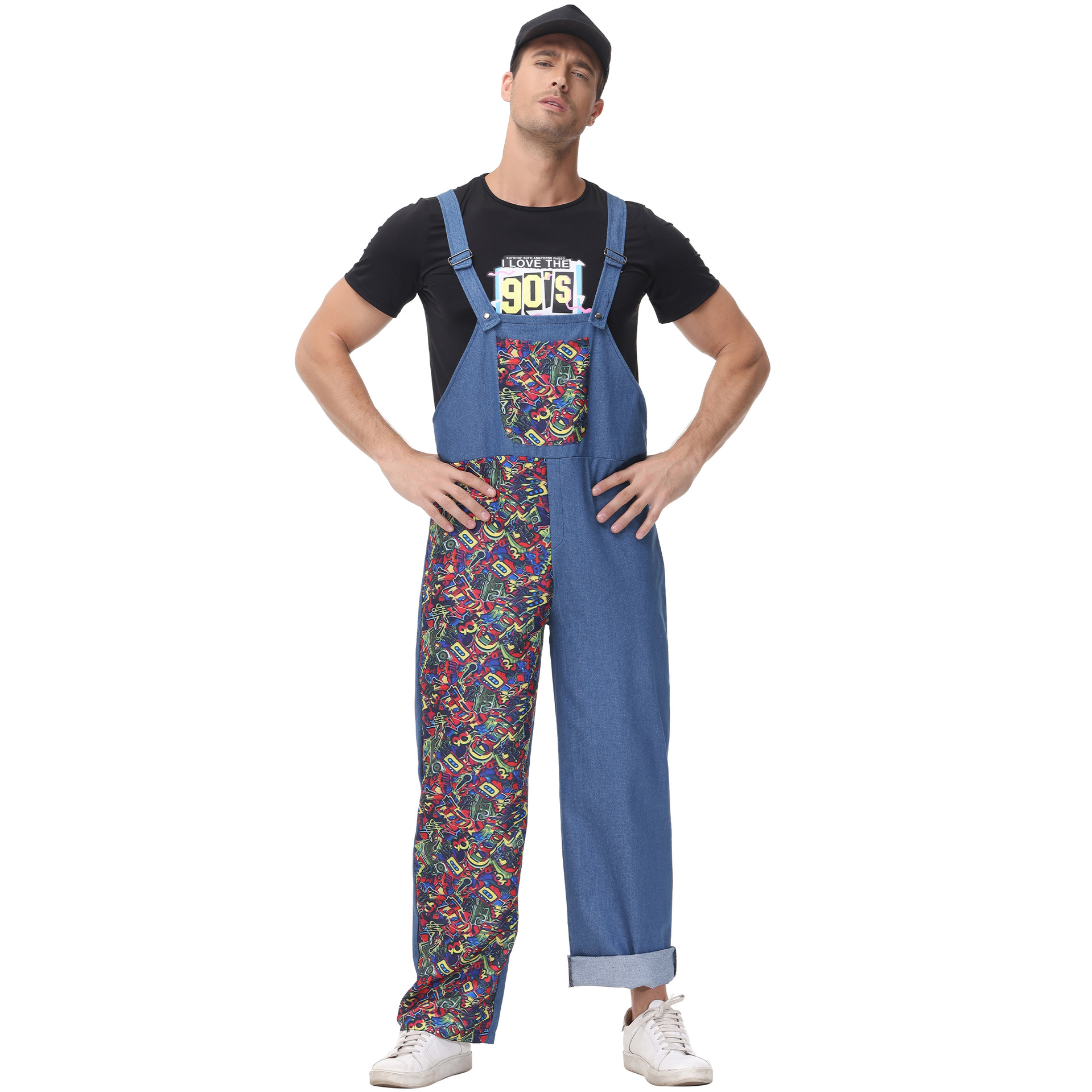 Picture of M-XL 70 s Retro Costume Dance Hip Couple Costume Disco Stage Performance Costume Halloween Costume