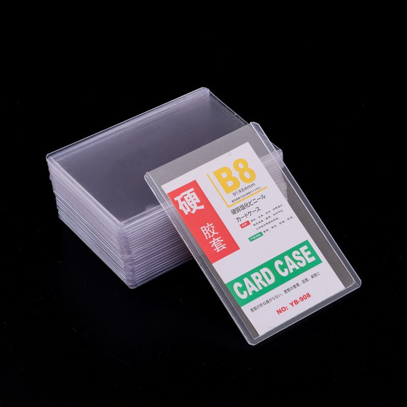Picture of B8 Card Holder Double-Sided Transparent Hard Rubber Sleeve Photo Card Protection Hard Card Sleeve Idol Star Album 3inch