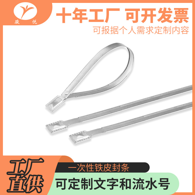Manufacturer Supplies Disposable Tin Seals, Tinplate Wire Seals, and Container Sealable Printable Seals