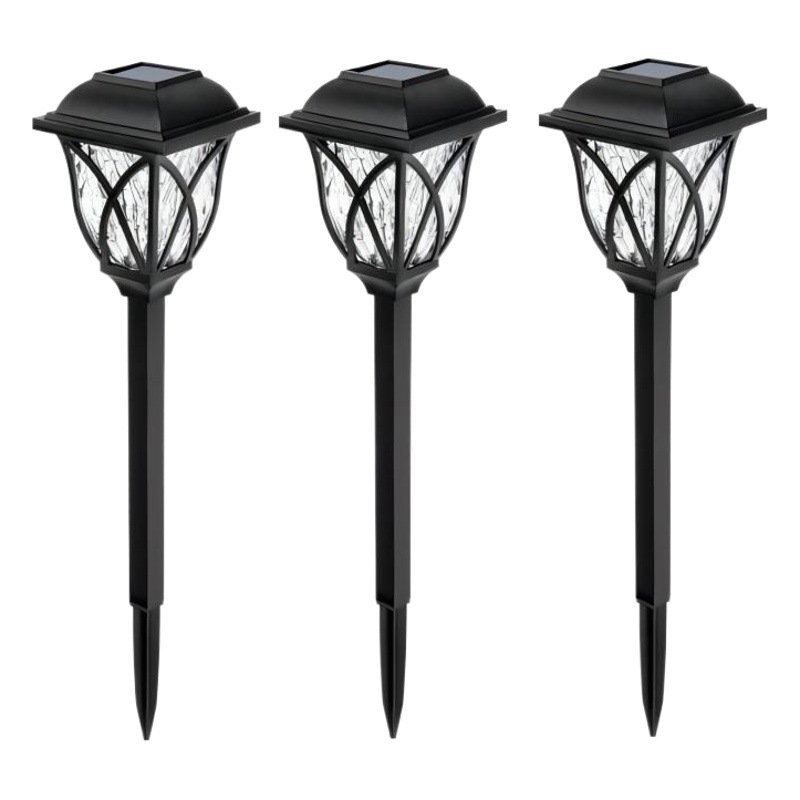 Solar Retro Grid Light Garden Light Square Insert Small Palace Light Garden Atmosphere Light Outdoor Garden Light