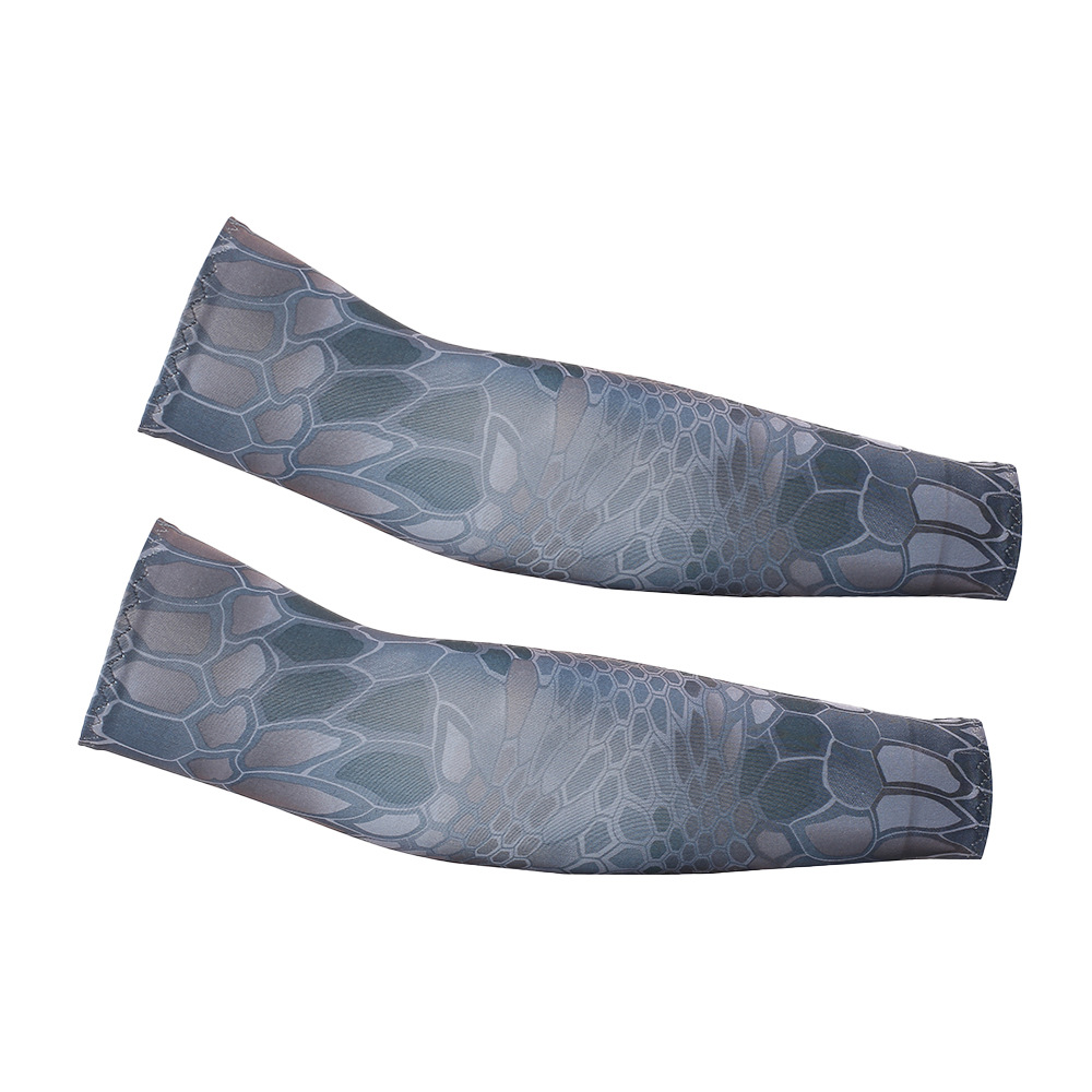 Picture of Hicool Cycling Sun Protection Sleeves Sports Outdoor Cycling Arm Guards Comfortable Breathable Anti-Uv Ice Silk Sleeves