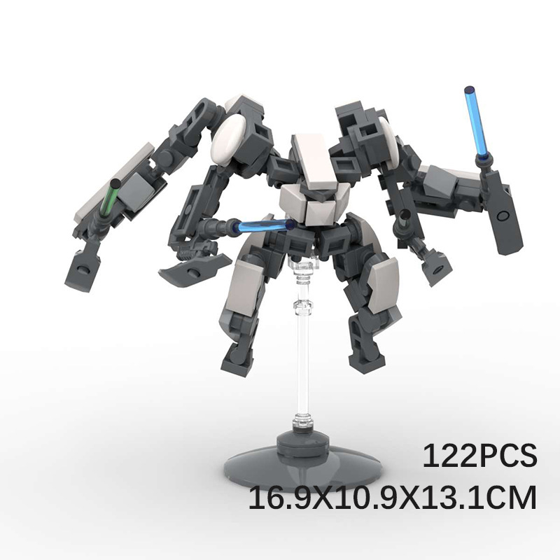 Picture of MOC building blocks compatible with Lego minicomputer assembly exoskeleton robot educational ornaments hand-made DIY building blocks