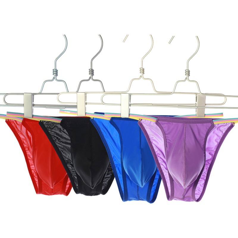 Cross-border men's underwear ice silk sexy men's bikini men's half hip briefs men's underwear B622