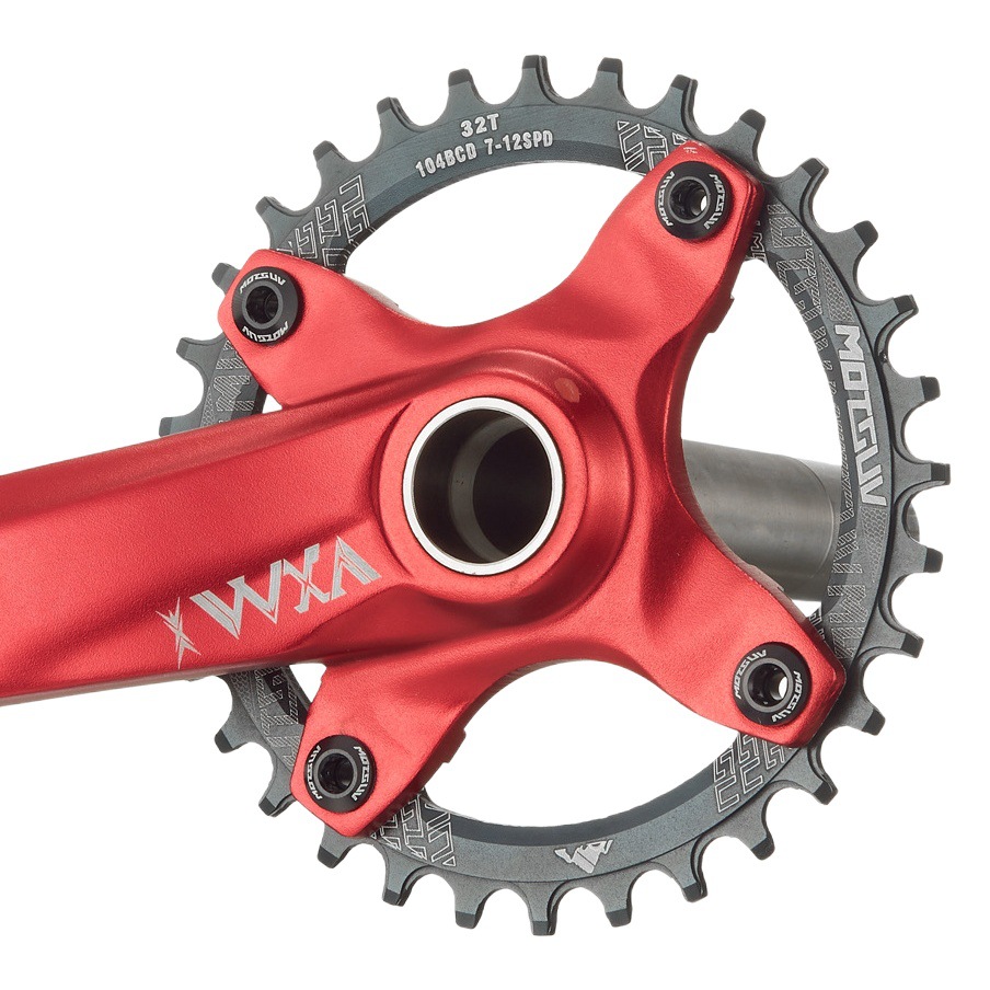 MOTSUV mountain bike sprocket crank CNC aluminum alloy 104BCD single speed tooth disc 32T34T36T38T