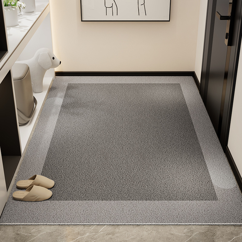 Picture of Light Luxury High-end Door Floor Mat Dirt-resistant Wear-resistant Anti-slip Mat Household Tailable Mud Scraping Silk Ring Floor Mat