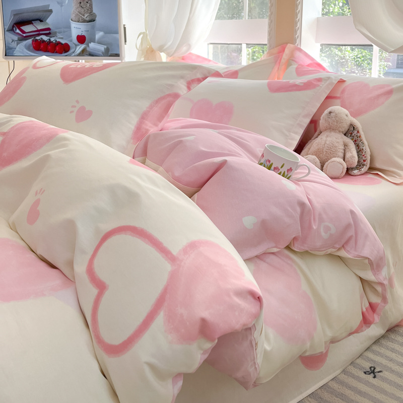 Picture of Pure cotton quilt cover single piece 100 cotton quilt cover children's spring and summer 150x 180x 200x 230 single double quilt cover