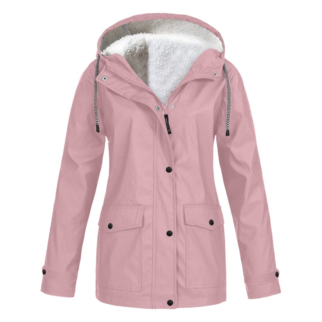 Picture of 2022 Amazon ebay Explosions European and American Autumn and Winter fleece-lined Jacket Outdoor Mountaineering Suit Hooded Jacket Rustic Jacket