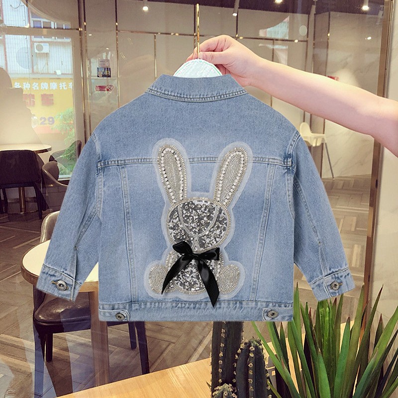 Picture of 2025 New Fashionable Toddler Spring Clothing for Girls, Children's Clothing, Girls' Denim Jacket, Spring and Autumn Style