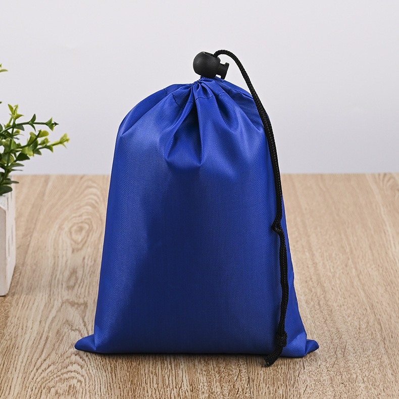 Picture of Simple Drawstring Bag Polyester Drawstring Pocket Lightweight Portable Storage Dust Bag Organizer Bag Outdoor Sports Handbag