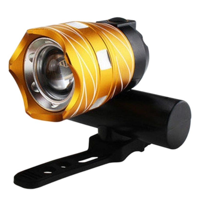 Bicycle T6 Focus Headlight Mountain Bike Equipment Aluminum Alloy Strong Light Highlight Headlight Lighting Bicycle Headlight