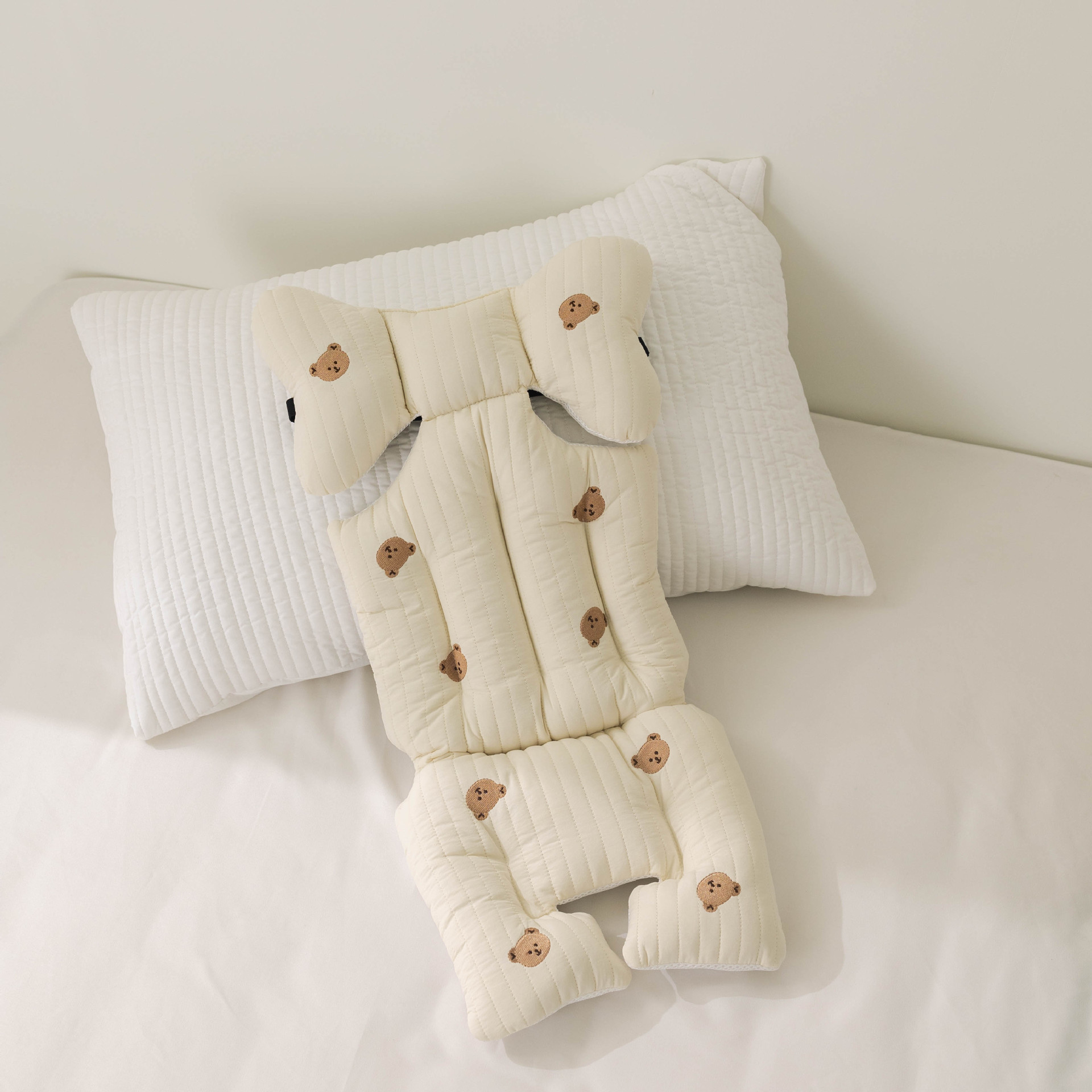 Picture of South Korea baby stroller embroidered cotton cushion autumn and winter thickened baby cotton cushion stroller artifact universal cushion New