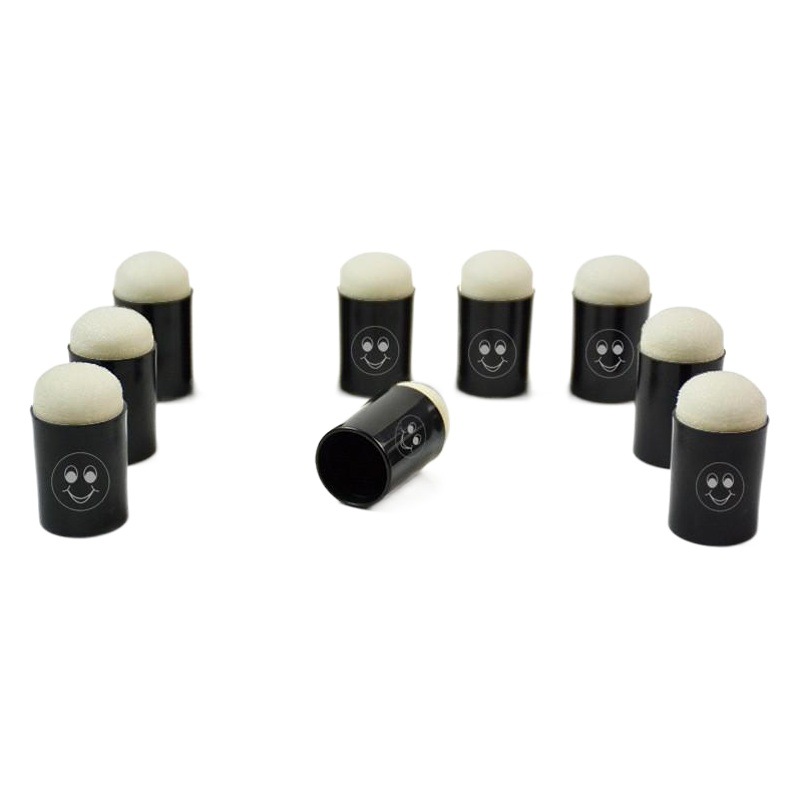 Factory stock Children's Painting sponge head finger splash ink graffiti white round painting sponge