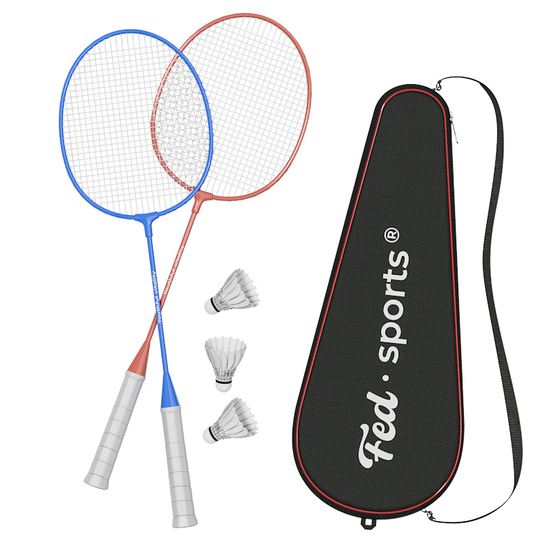 Picture of Flyton genuine goods badminton racket competition adult children primary school students resistant to play special double racket suit manufacturers wholesale