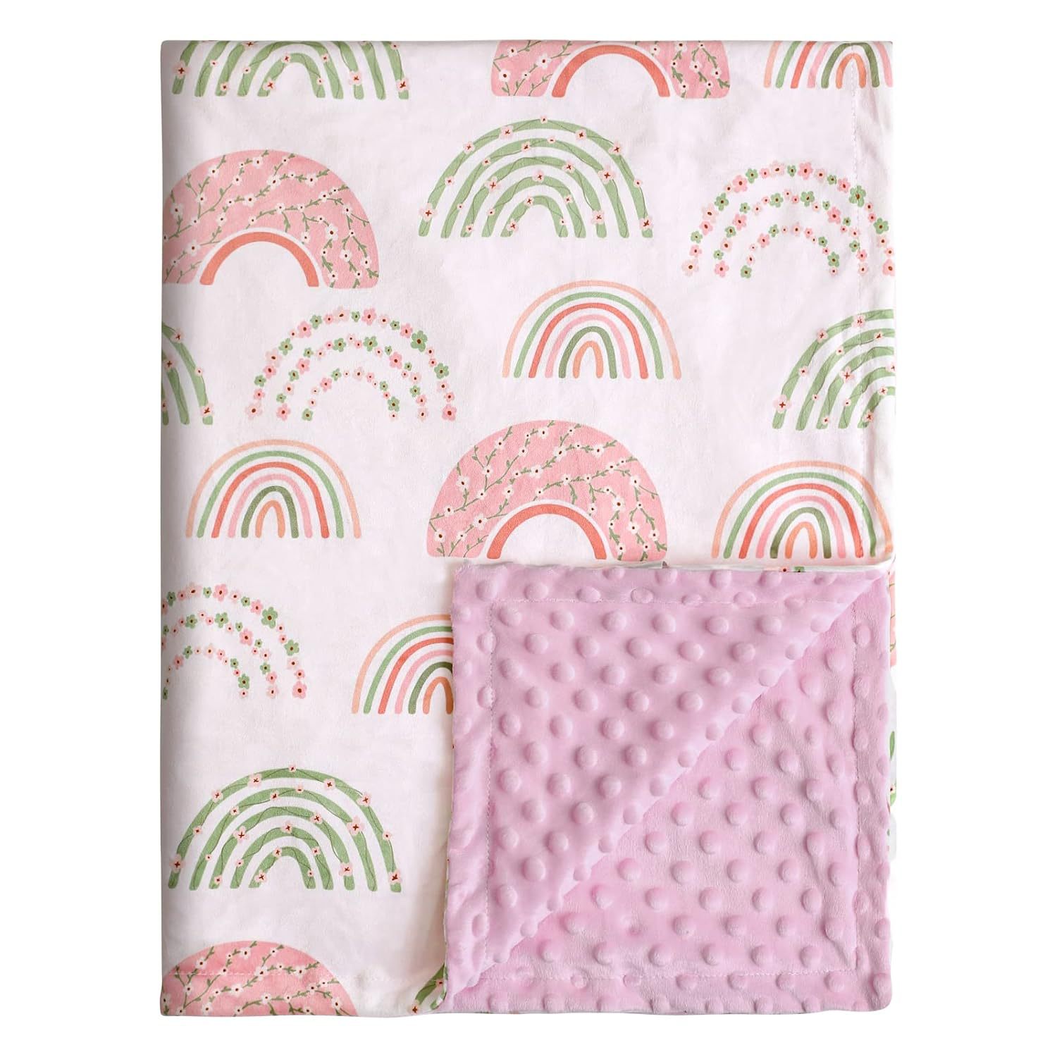 Picture of Cross-border Double-layer Bean Blanket Blanket Children's Nap Blanket Air Conditioning Cover Crystal Velvet Bubble Blanket