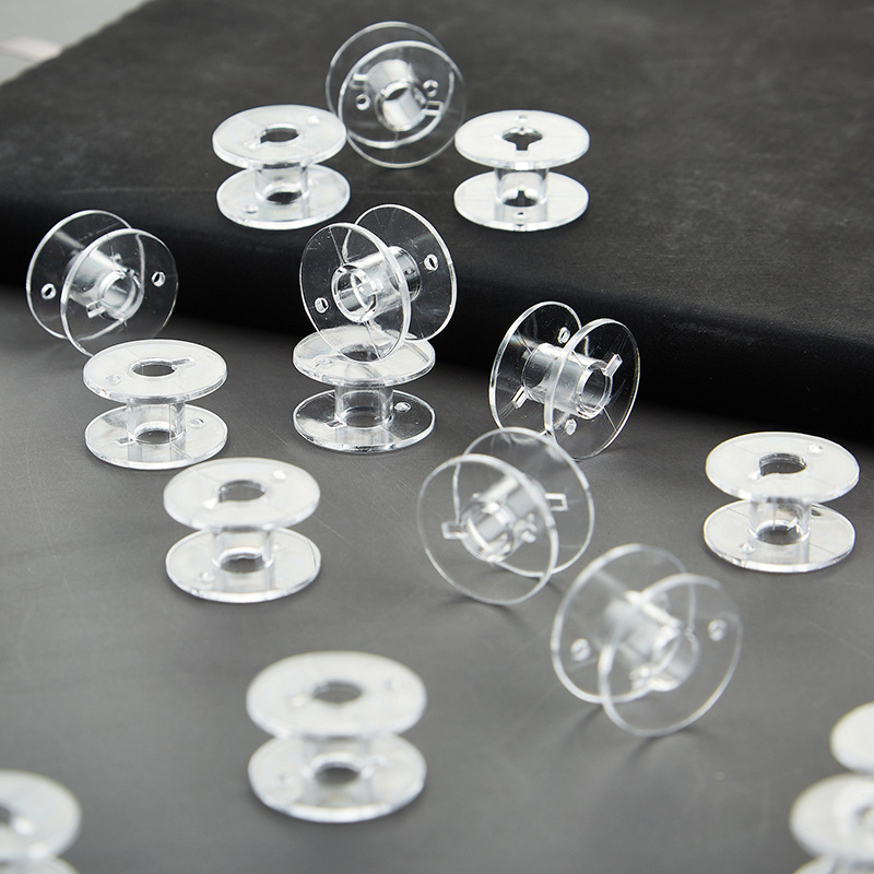 Picture of Bobbin Plastic Bobbin Thickeneded Sewing Machine Coil Spool 2518P Multifunctional Universal Bobbin Factory Wholesale