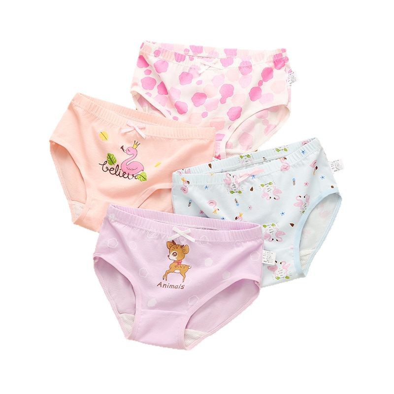 Picture of Children's underwear girls children children's fine shuttle cotton class a cotton briefs little girls boxer underwear wholesale