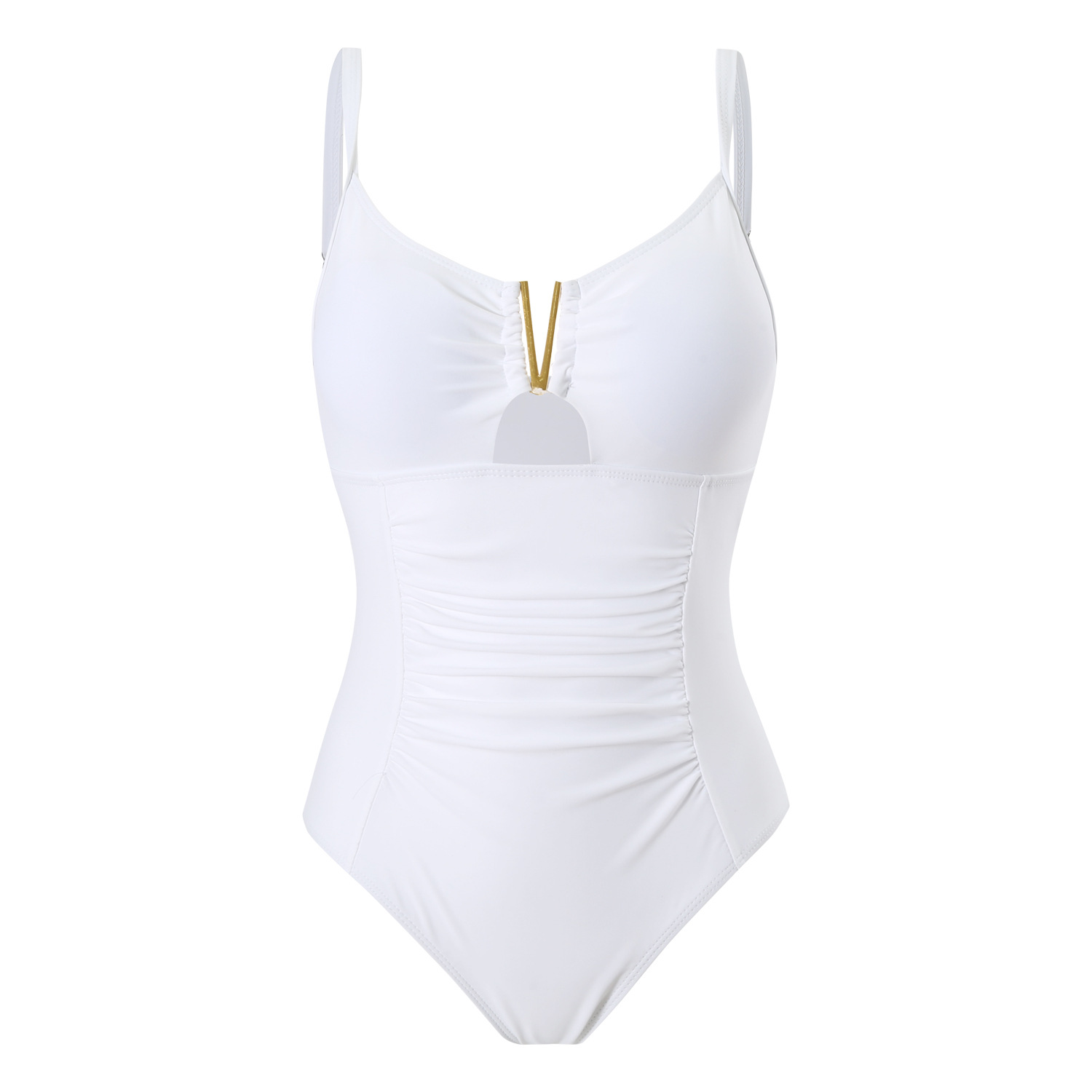 Picture of 2025 European and American Sexy Slimming Look Belly-Control One-Piece Swimsuit for Women Amazon Body-Shaping Conservative Triangle Cross-Border Bikini