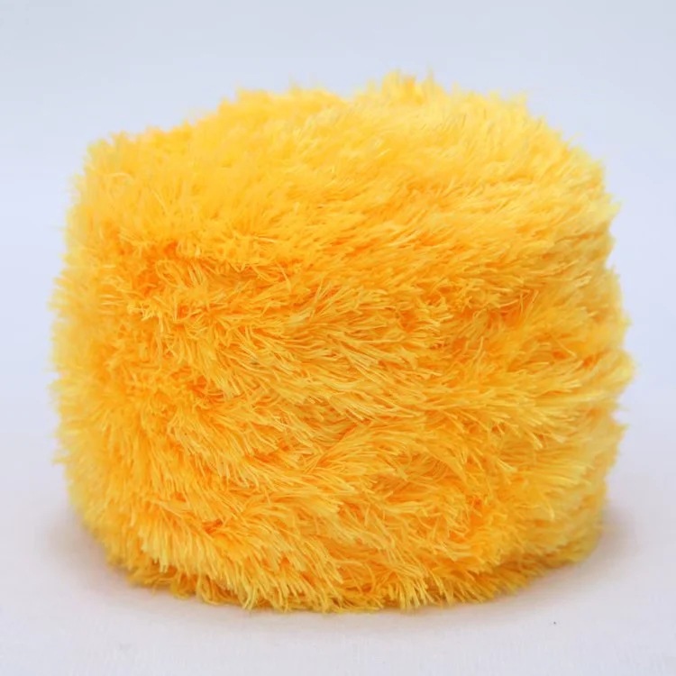 Picture of Crystal Coral Velvet Thick Thread Imitation Fur Scarf Hat Baby Baby Thread Hand-Knitted Wool Ball