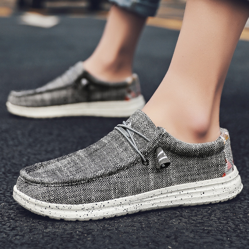 Cross-Border Couple Dude Loafers, Trendy Casual Shoes, Men's Canvas Shoes, Export Slip-Ons, Lazy Slip-Ons, Women's Shoes Wholesale