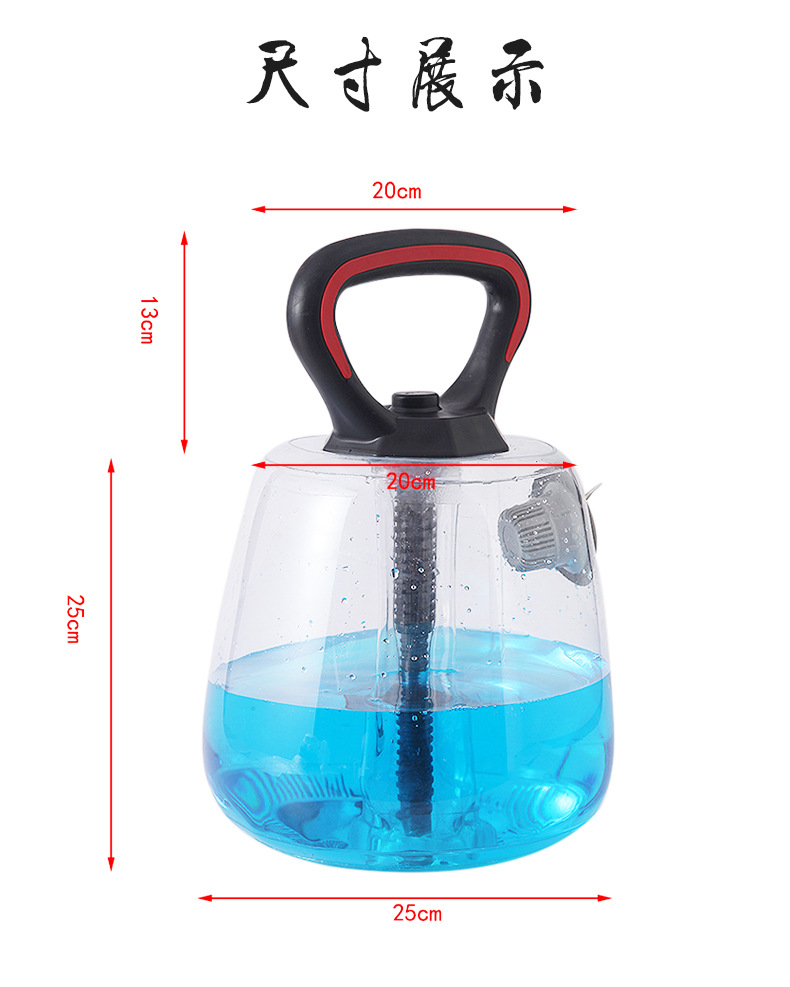 Picture of Fitness Water Kettle Bell Weight-bearing Water Bag Fitness Water Bag Water Filling Energy Bag Women's Household Arm Kettle Dumbbell