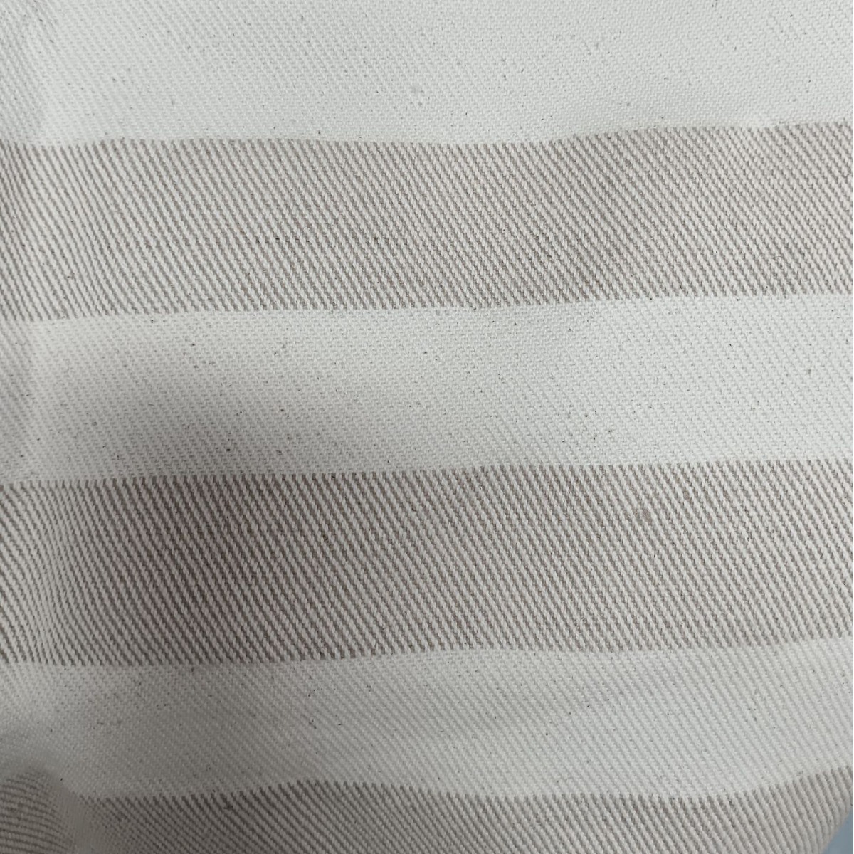 Picture of Factory batch of new products jute cotton woven double-sided twill striped natural color handbag bag jute cotton striped twill
