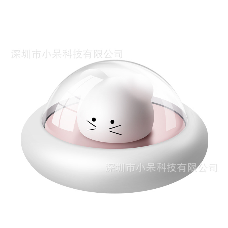 Picture of New exotic LED night light space mouse lamp usb charging smart bedside sleep feeding lamp creative gifts