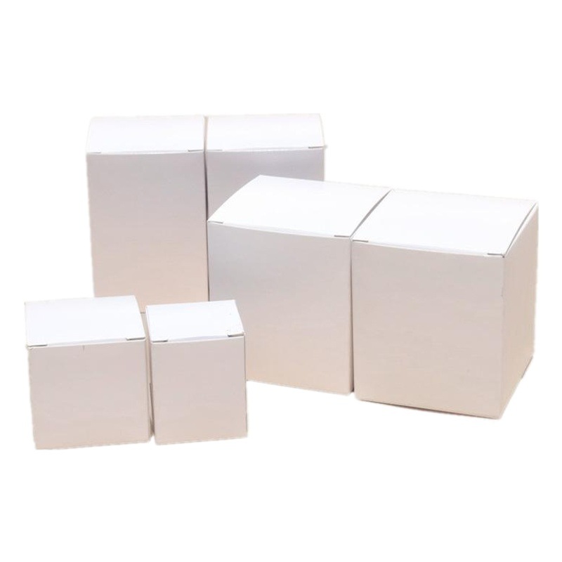 Foreign Trade Ready-Made Packaging Box Uv Printing Special Cosmetics White Card Color Box Customer-Made Foldableing White Cardboard Box