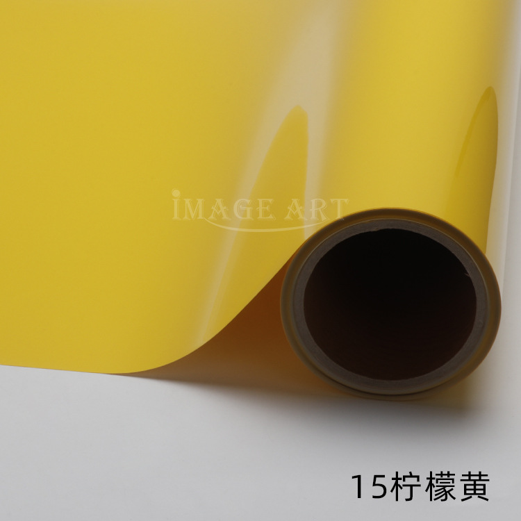 Picture of PU thermal transfer engraving film logo printing ordinary color engraving hot stamping film clothing T-shirt hot stamping film whole roll