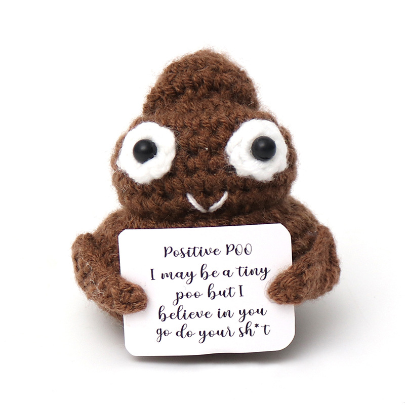Picture of Cross-Border Hot-Selling Wool Crochet Positive Energy Potato Knitted Wool Cucumber Positive Energy Wool Crocheted Doll Finished Product