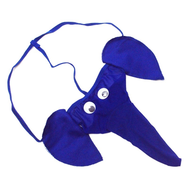 Men's Sexy Underwear Funny Cartoon Elephant Thong T-Pants Sexy Sexy Lingerie Elephant Underwear Wholesale