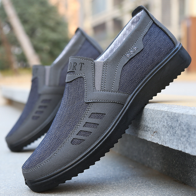 Picture of Factory wholesale plus size polyurethane cloth shoes old Beijing cloth shoes waterproof wear-resistant lightweight one-foot casual shoes for the elderly