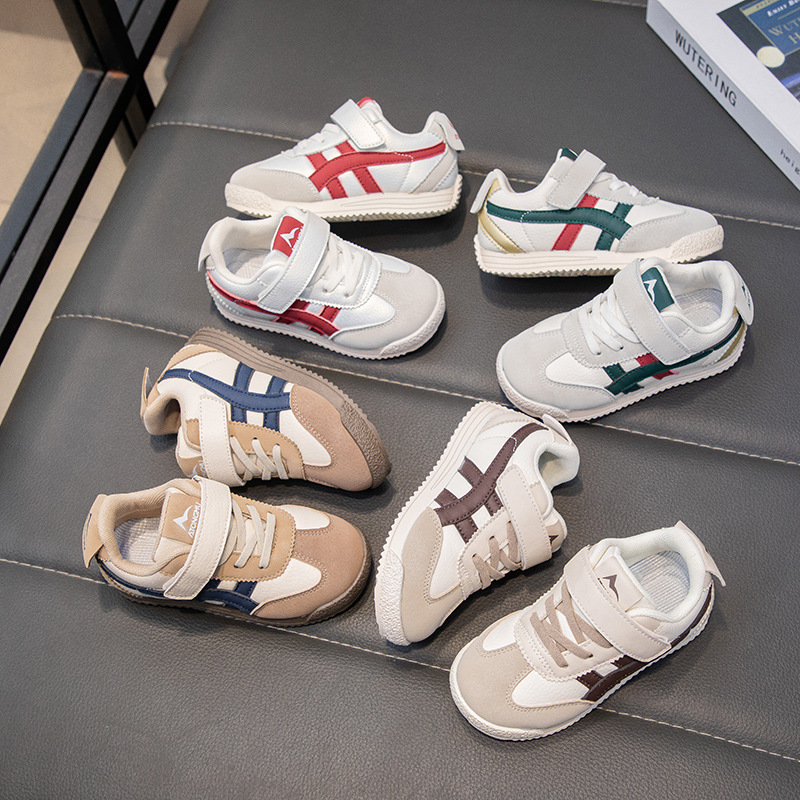 Children's New 2025 Spring Kidsren's Shoes Running Shoes Leather Kidsren's Shoes Casual Shoes Boys Sports Shoes Casual Shoes