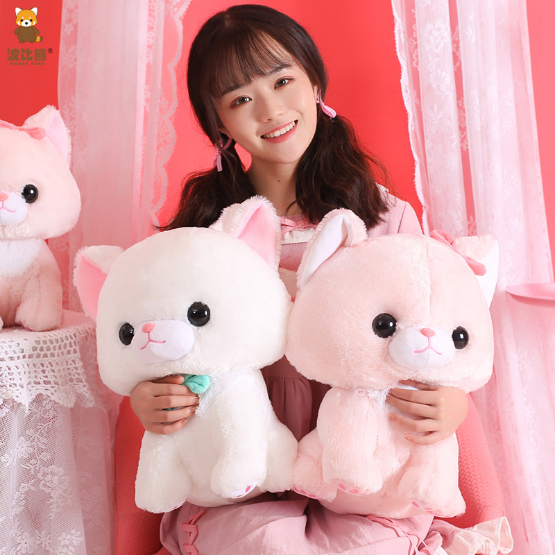 Picture of Cute Sitting Posture Rice Cake Milk Cat Plush Toy Doll Cat Series Doll Cross-border Plush Toy