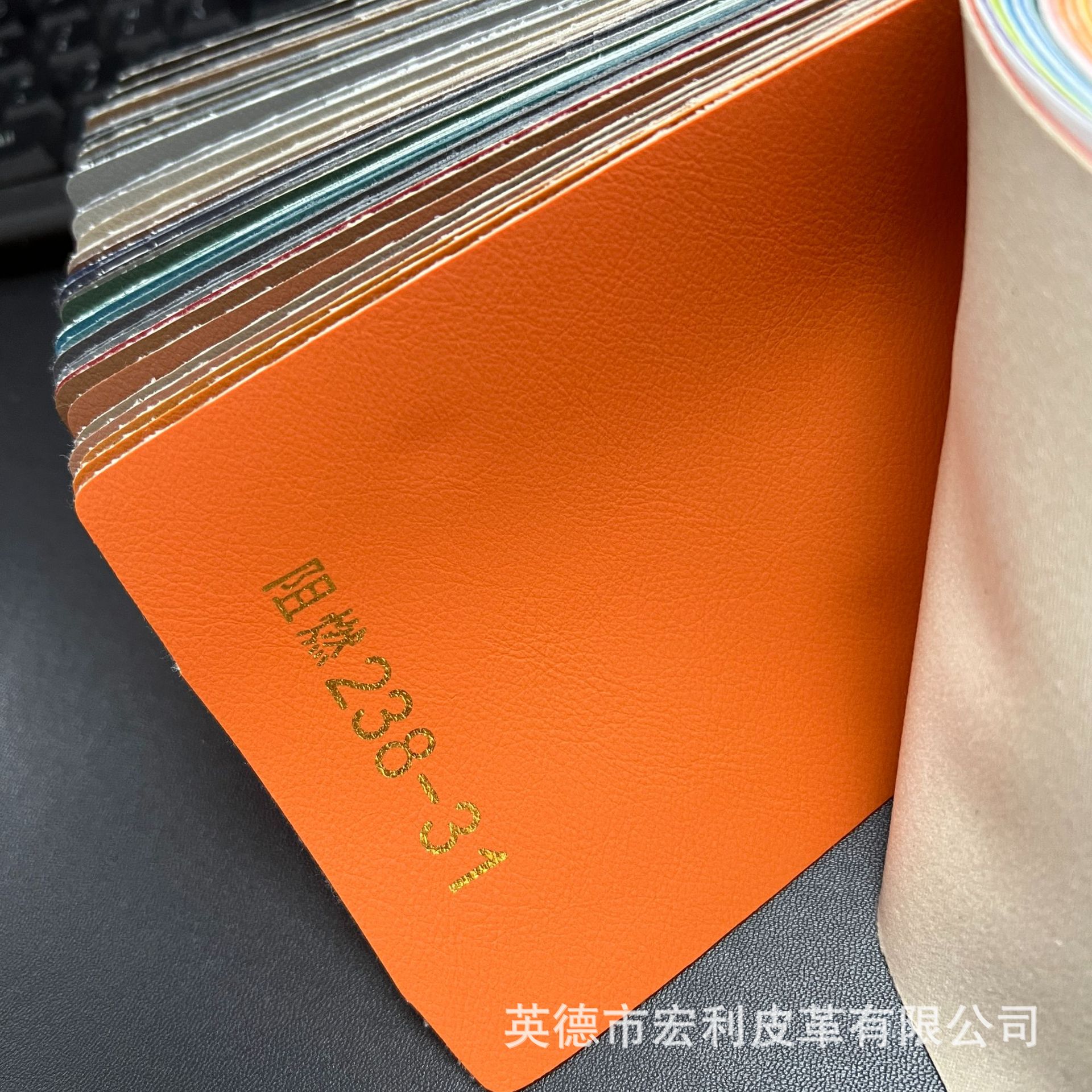 Picture of 238 light tumble flame retardant sofa leather mercerized cat claw leather car interior modification interior artificial leather