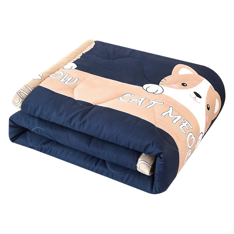 Washed cotton air conditioning quilt washable washable machine washable summer quilt double quilt summer cool quilt single student dormitory