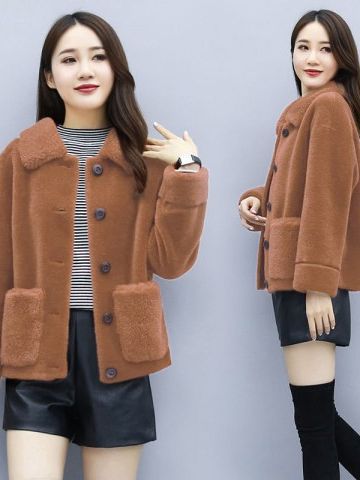 Picture of Short coat for women loose thickened 2023 autumn and winter New Korean style thick all-match fashionable top