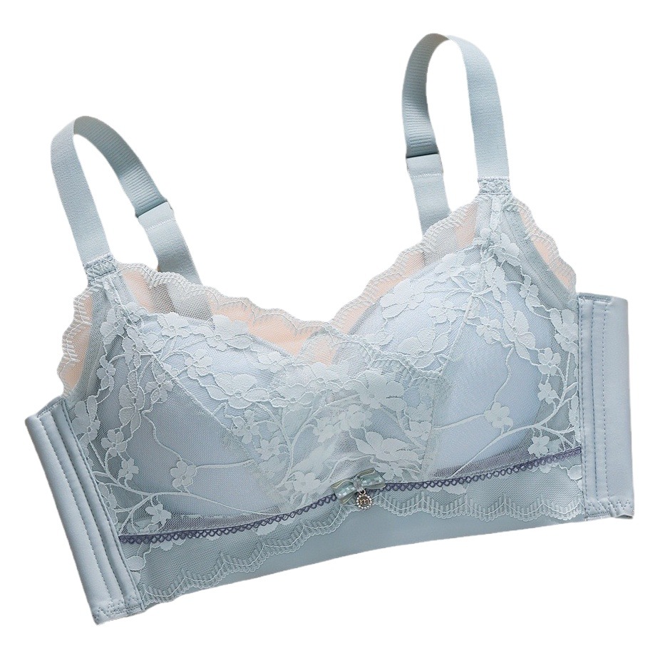 Super Thick Underwear Women's Small Chest Push-up Bra No Steel Ring Anti-sagging Thickened Bra Flat Chest Extra Thick Palm Cup Top