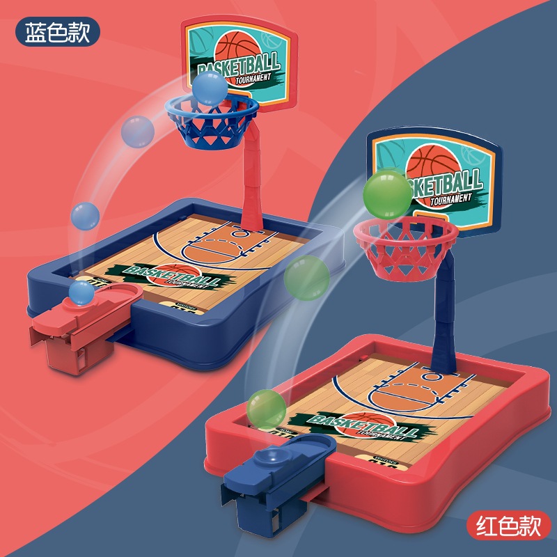Picture of Children's Mini Finger Ejection Basketball Court Desktop Toy Parent-Child Interactive Educational Decompression Casual Shooting Game