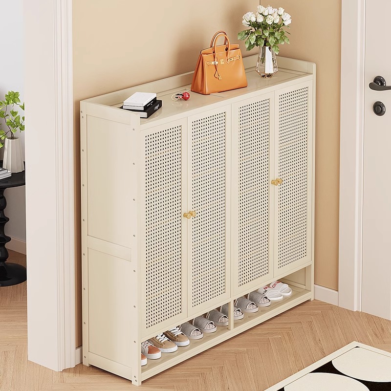 Entrance Shoe Cabinet Household Small Narrow Doorway Multi-Layer Large Capacity Shoe Rack Simple Dust-Proof Breathable Entrance Storage Cabinet